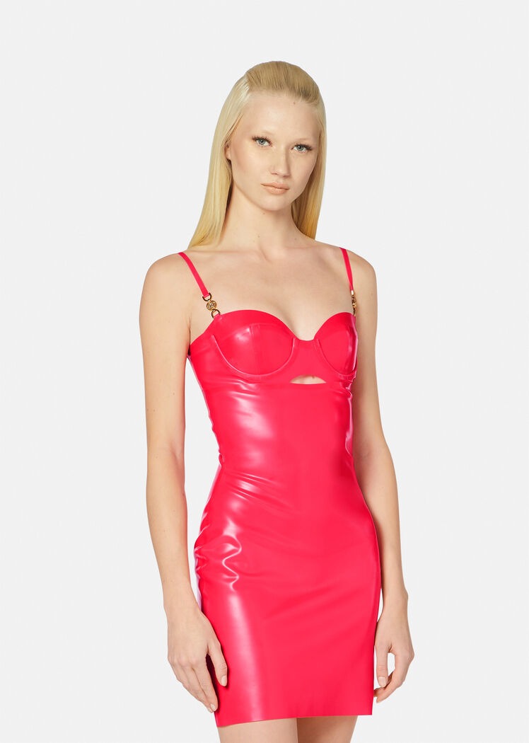 Versace Medusa Latex Dress