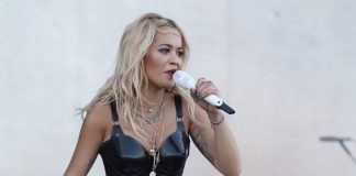 Rita Ora’s Latex Ensemble Raises Eyebrows at Isle of Wight Festival Rita Ora in Black Latex Bra at Isle of Wight Festival 2018