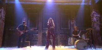FLETCHER Wears Busted Brand Latex for The Tonight Show Fletcher wears Busted Brand latex fashion outfit on NBC The Tonight Show starring Jimmy Fallon