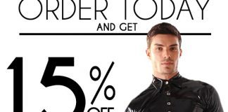 Honour Sale: 15% Off All Menswear Honour Menswear Latex Fashion 15% Sale
