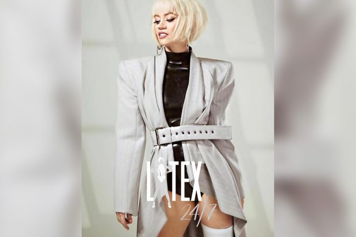 Pussycat Doll Kimberly Wyatt wears Kim West Latex for photoshoot with Jack Lawson