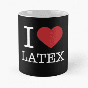 I Love Latex Fashion Mug Black