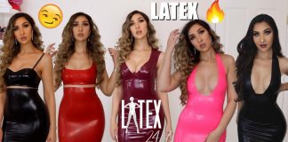 Nadia Peri Latex Haul with William Wilde and House of CB Nadia Peri wears William Wilde and House of CB Latex Fashion