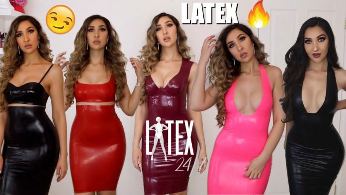 Nadia Peri wears William Wilde and House of CB Latex Fashion
