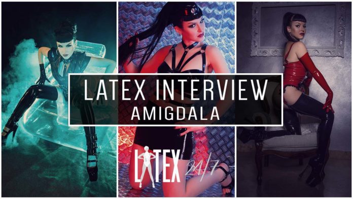 Latex Fashion Interview with model Amigdala