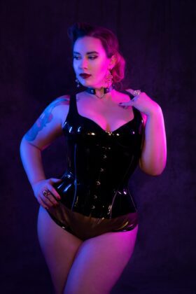 Latex Fashion Interview with Latex Model Emily Barnard