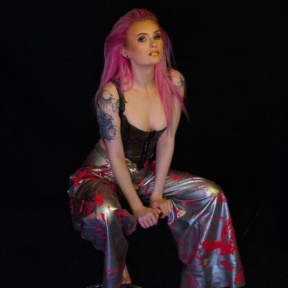 ExaltMe Festival Latex Fashion worn by Luci Fallen