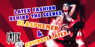 BTS with Latex Fashion Model Blasphemer & Antidote Latex BTS with Latex Fashion Model Blasphemer & Antidote Latex