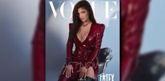 Kylie Jenner wears Saint Laurent Latex for Vogue Hong Kong Kylie Jenner wears Saint Laurent latex dress for Vogue Hong Hong cover