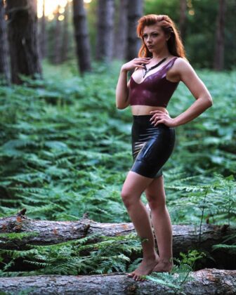 Latex Couture Ltd Latex Fashion Skirt and Top