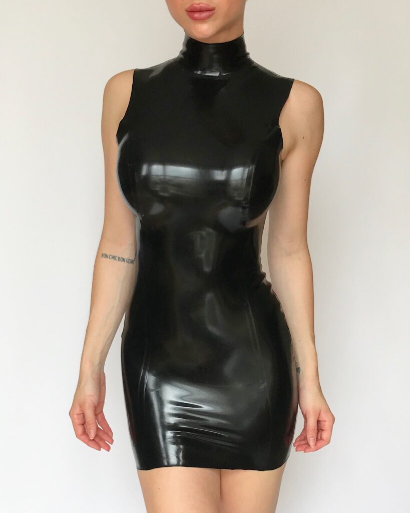 Wax Hearts Latex Fashion Interview Tannis Kennedy Minneapolis Dress