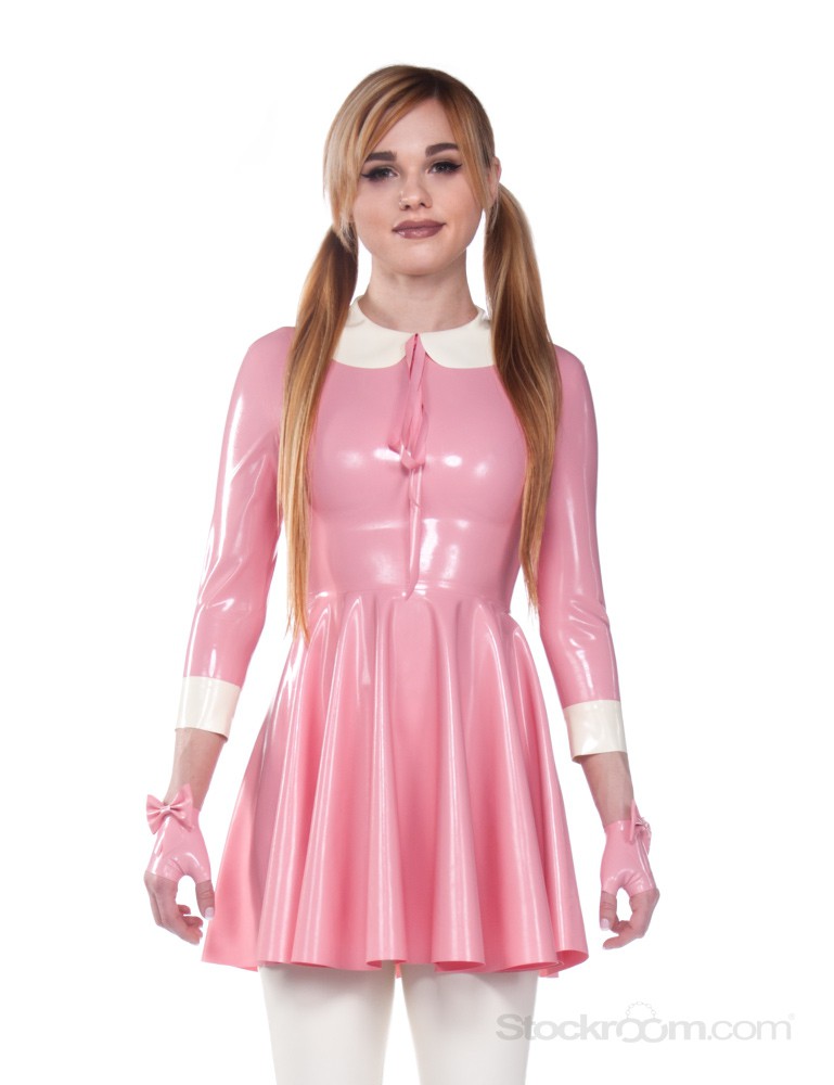 The Wednesday Latex Swing Dress