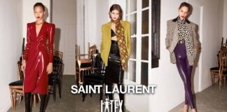Saint Laurent Goes All In with Latex for Winter 2020 Collection Saint Laurent Latex Fashion Winter Collection 2020