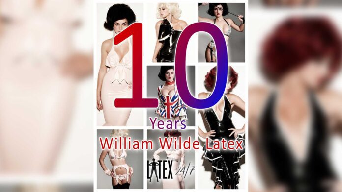 William Wilde Latex Fashion 10 Years Since Launch of First Collection