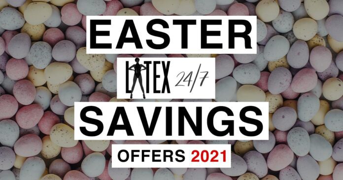 Easter Latex Fashion Savings Sale Offer