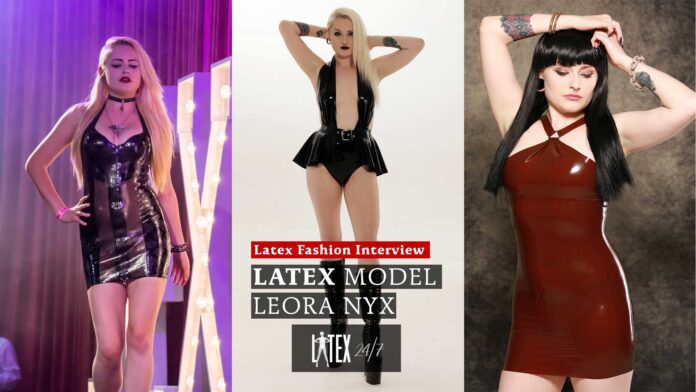 Leora Nyx Model Latex Fashion Clothing Interview