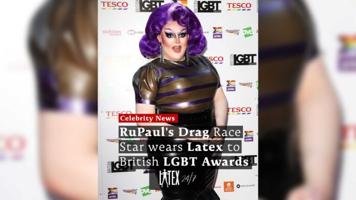 rupauls-drag-race-uk-star-lawrence-chaney-wears-westward-bound-latex-to-host-british-lgbt-awards-2021 RuPauls Drag Race UK Star Lawrence Chaney wears Westward Boundl latext to host British LGBT Awards 2021
