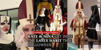 Kate Beckinsale and Nina Kate Get Into The Latex Habit This Halloween Kate Beckinsale and Nina Kate Get Into The Latex Habit This Halloween