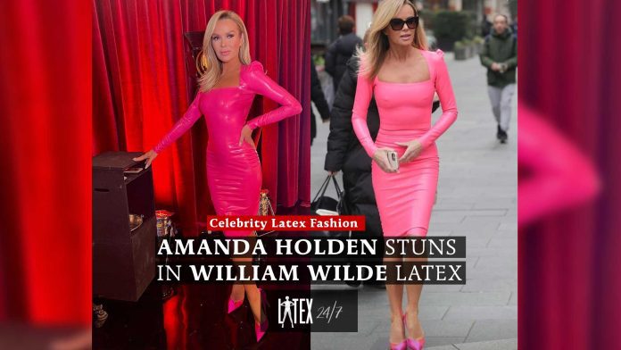 Amanda Holden Looks INCREDIBLE in Custom William Wilde Latex Dress for BGT