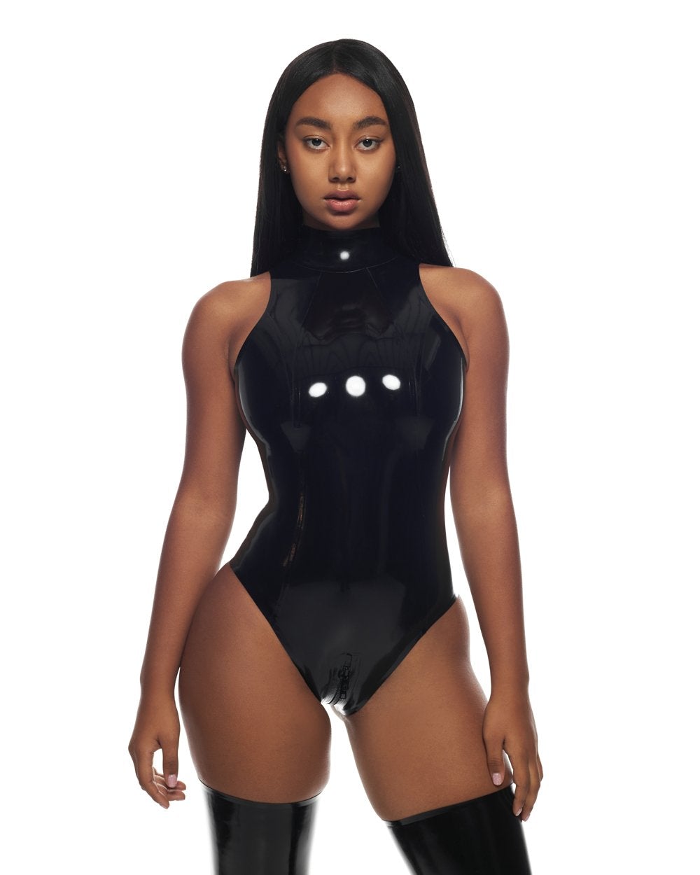 Anoeses Latex Fashion Clothing Bodysuit