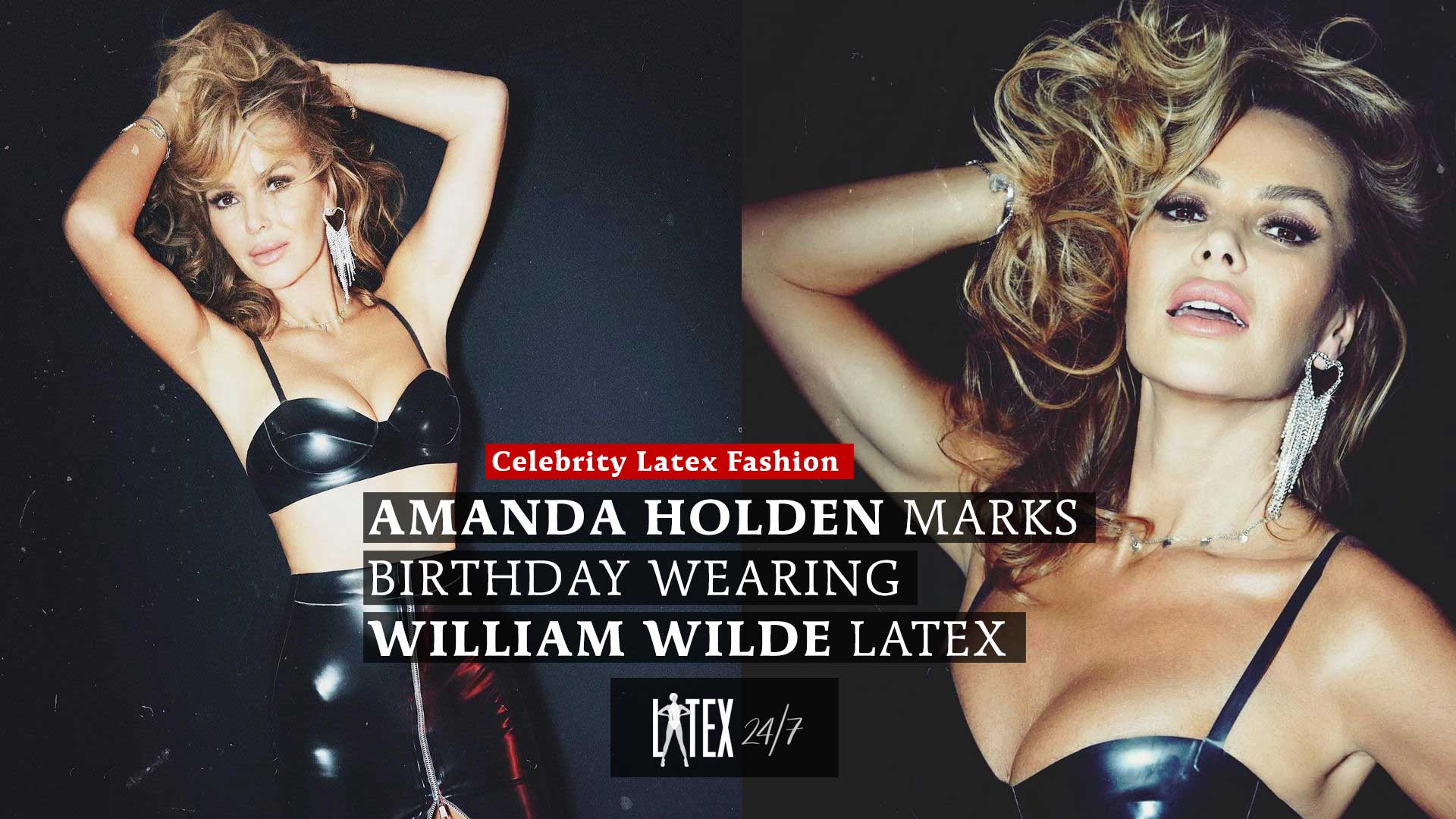 Amanda Holden wears the perfect William Wilde Birthday Outfit - Latex24/7