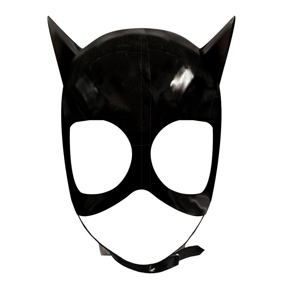 Atsuko Kudo Zoe Kravitz Wonderland Latex Fashion Cat Hood