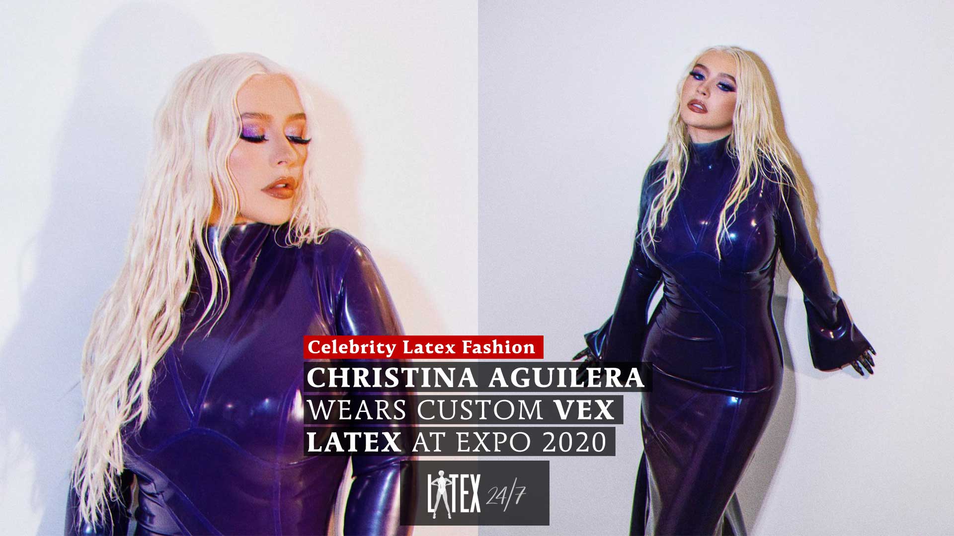 Christina Aguilera Wears Custom Vex Latex at Expo 2020 - Latex24/7