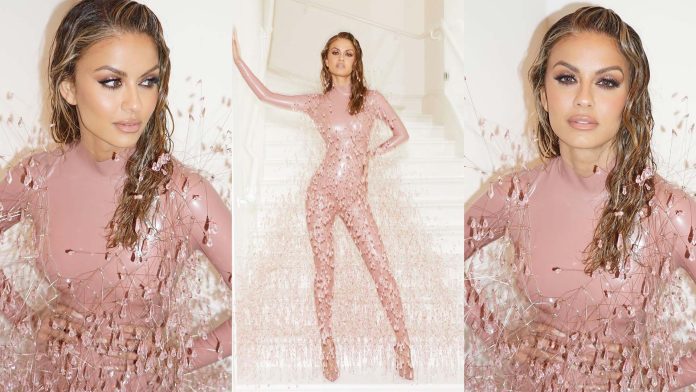 Natasha Poonawalla Stuns in Latex Catsuit for Kei Ninomiya