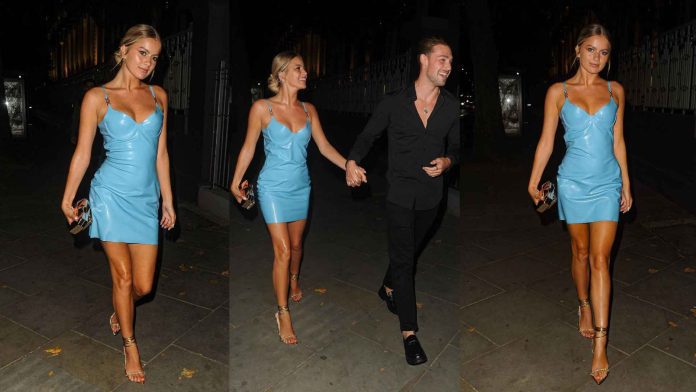 love-island-tasha-ghouri-versace-latex-medusa-dress-header Love Islands Tasha Ghouri wears Versace latex medusa Dress