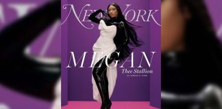 Megan Thee Stallion in Atsuko Kudo Latex for New York Magazine Megan Thee Stallion wears Atsuko Kudo latex fashion in New York Magazine