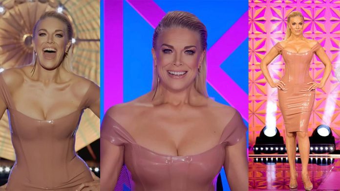 hannah-waddingham-drag-race-uk-atsuko-kudo-latex-header Hannah Waddingham wears Atsuko Kudo Latex on Ru Paul's Drag Race UK