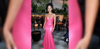 Lena Situations Stuns in Latex at Avellano Spring/Summer 2023 Launch Lena Situations stuns wearing Avellano latex dress at Spring Summer SS 2023 Launch