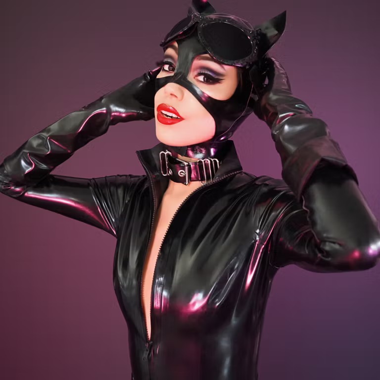 Vex Clothing Latex Halloween Catwoman