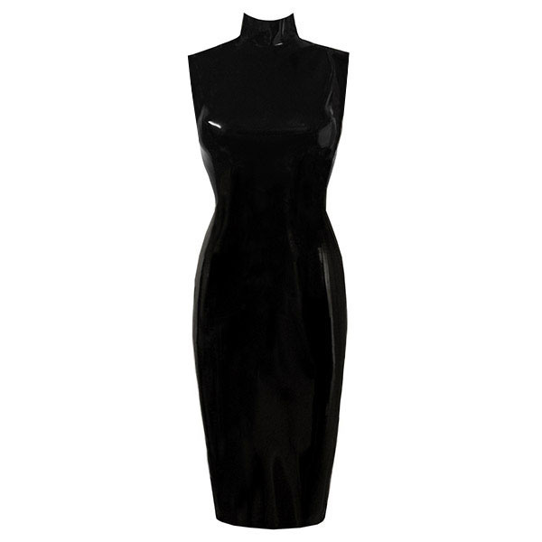 Atsuko Kudo Latex Sleeveless Joy Pencil Dress