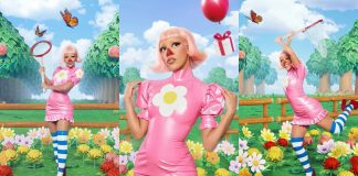 Doja Cat As Animal Crossing Villager Has To Be Seen Doja Cat wears Vex Latex Animal Crossing Villager outfit for Halloween