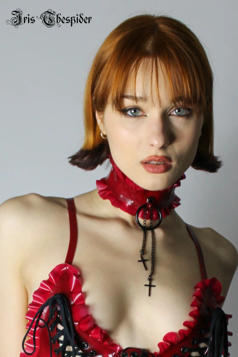 House of Harlot Iris Thespider Paimon Frilled Choker