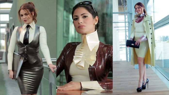 Sebastian Cauchos Latex Clothing Fashion Officewear