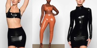 Kim Kardashian’s SKIMS Launches Latex Range Kim Kardashian's SKIMS Launches Latex Clothing Fashion Range