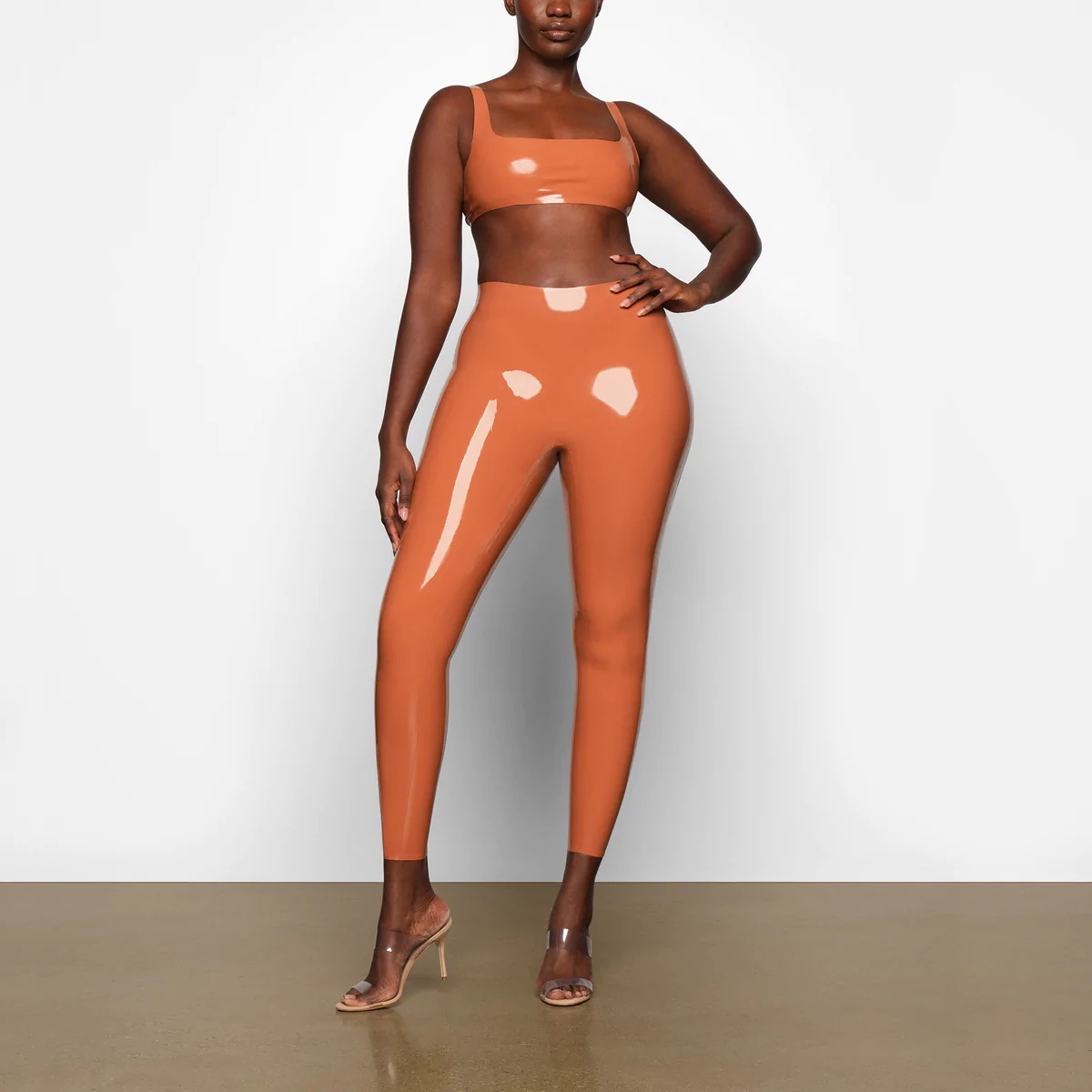 SKIMS Latex Leggings