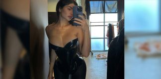 Kylie Jenner ASTOUNDS In Latex Corset Kylie Jenner wears Atsuko Kudo Candy Cup Latex Corset