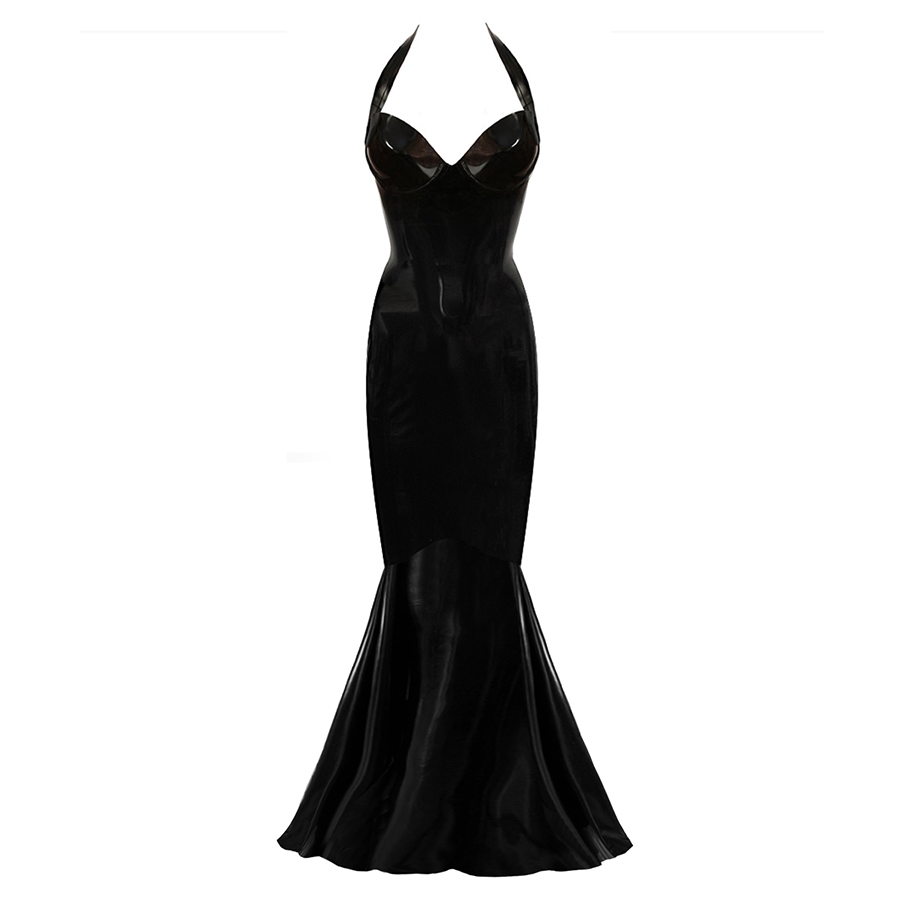 Atsuko Kudo Halter Neck Candy Cup Gown