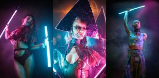 Liquid Disco Latex Brings Cyberpunk to the Wasteland Liquid Disco Latex Brings Cyberpunk Latex Fashion to the Wasteland