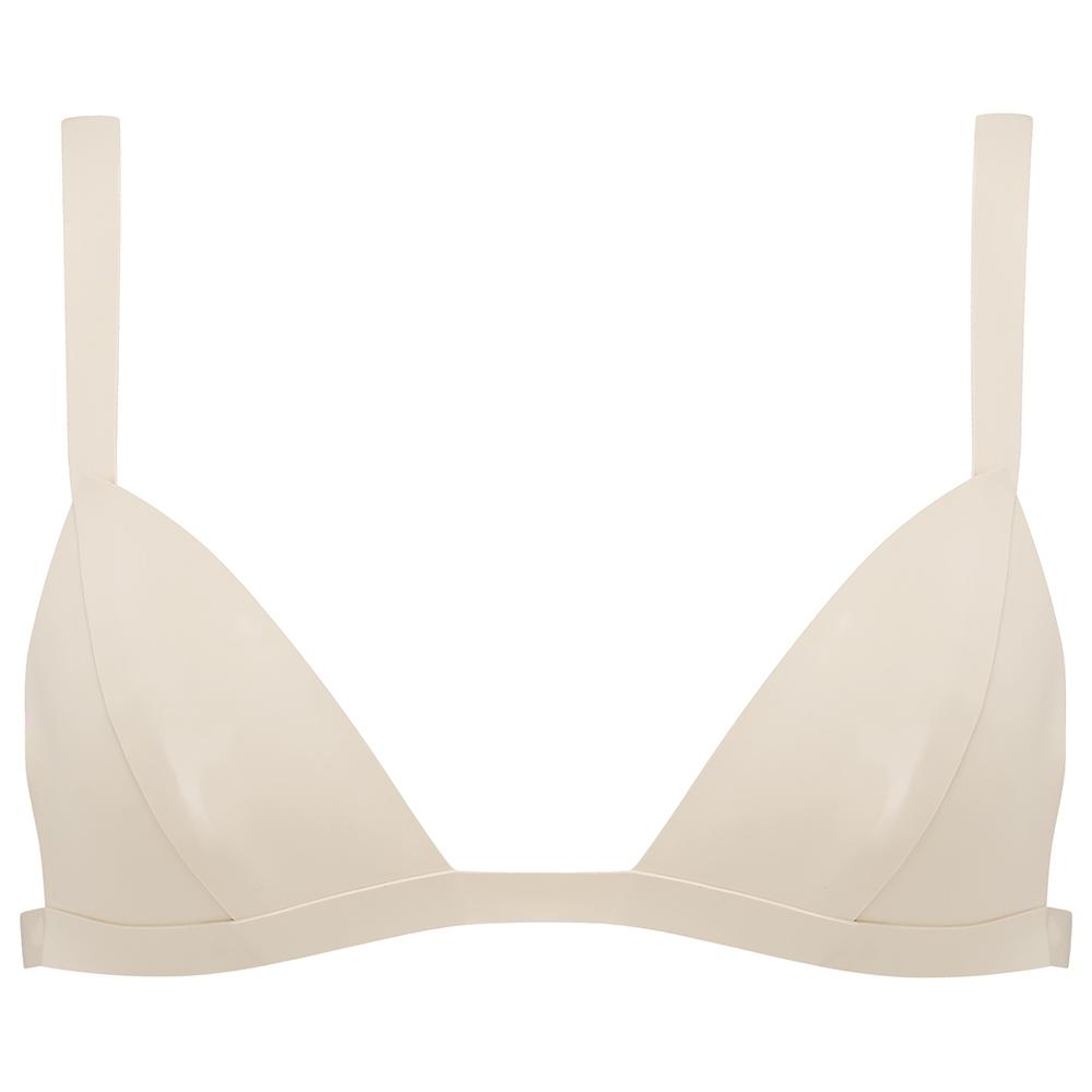 Elissa Poppy Latex Triangle Bra