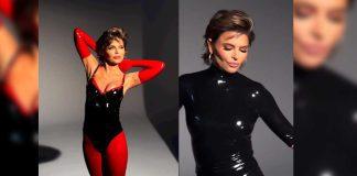 Lisa Rinna Dazzles in Latex for Launch of Beauty Lip Kits Lisa Rinna Dazzles in Latex for Launch of Beauty Lip Kits