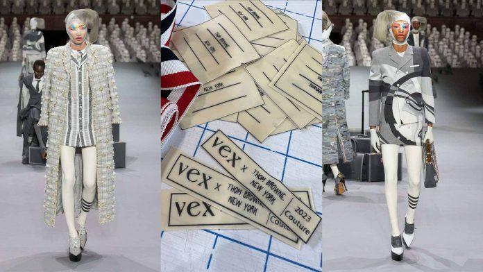 Thom Browne x Vex Latex Couture Collection during Paris Couture Week