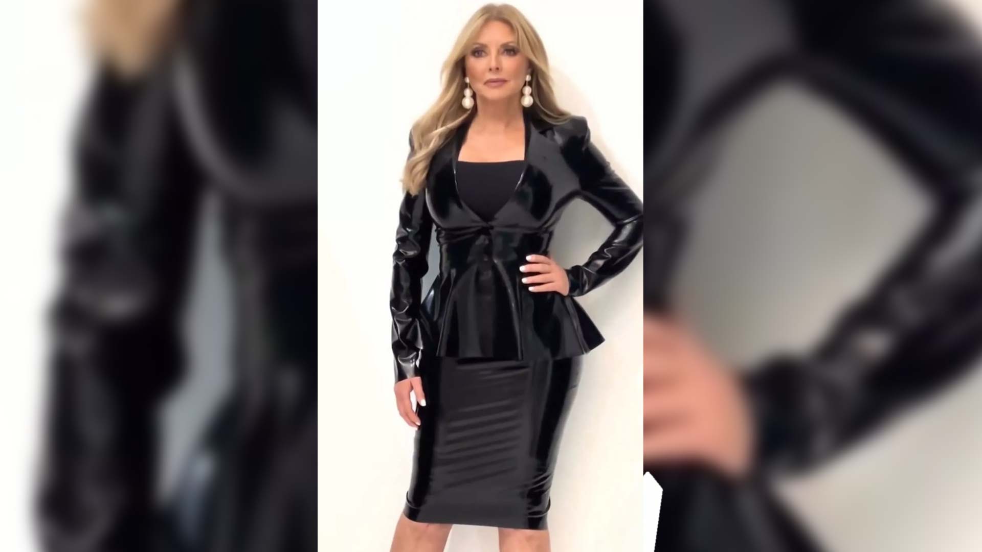 Carol Vorderman in Atsuko Kudo Latex for The Times Magazine - Latex24/7