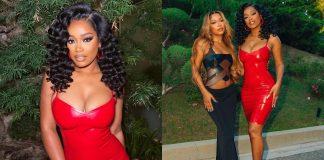 Keke Palmer Stuns in Red Hot Latex Look Keke Palmer Stuns in Red Hot Latex Dress
