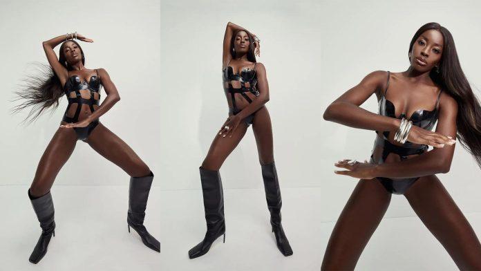 aj-odudu-atusko-kudo-latex-gay-times-magazine AJ Odudu wears Atsuko Kudo Latex for Gay Times Magazine