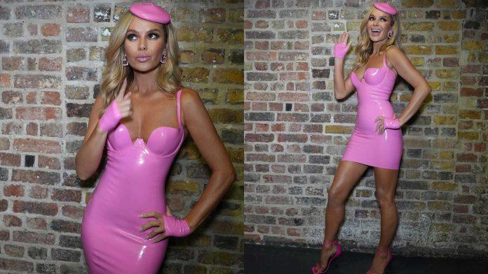 Amanda Holden in Atsuko Kudo Latex for The Attitude Awards