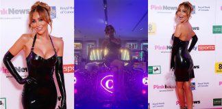 MAFS Star Ella Morgan STUNS In Honour Skin Two Latex Dress